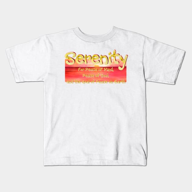 Serenity Kids T-Shirt by teepossible